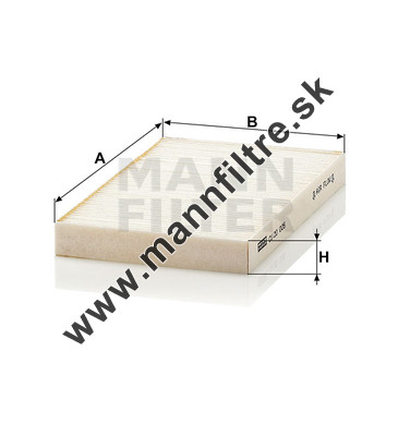 Kabínový filter MANN FILTER CU 20 005-2