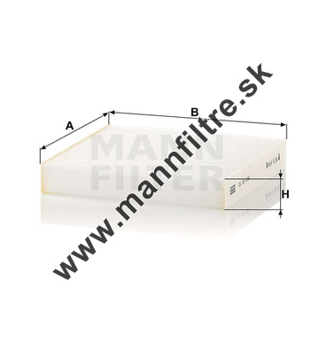 Kabínový filter MANN FILTER CU 20 006