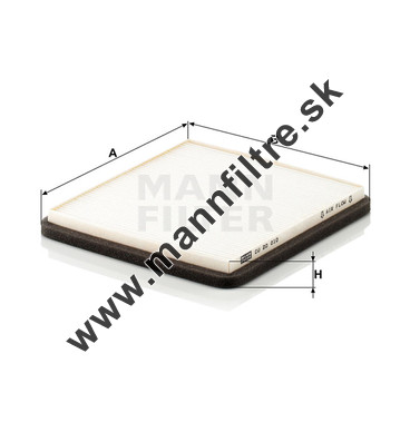 Kabínový filter MANN FILTER CU 20 010