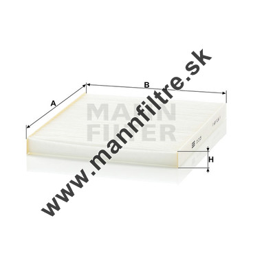 Kabínový filter MANN FILTER CU 2129