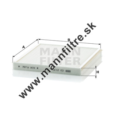 Kabínový filter MANN FILTER CU 2137