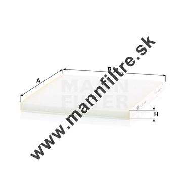 Kabínový filter MANN FILTER CU 21 008