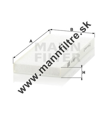 Kabínový filter MANN FILTER CU 2216-2