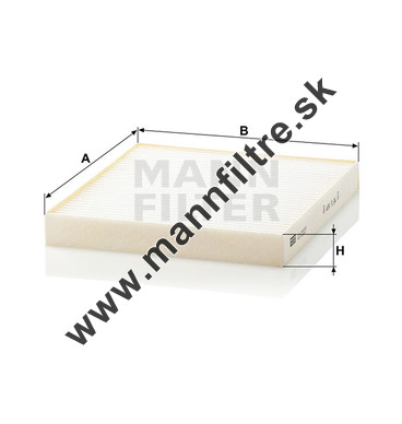 Kabínový filter MANN FILTER CU 2227