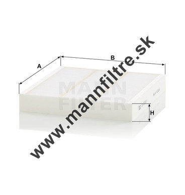 Kabínový filter MANN FILTER CU 2232/1