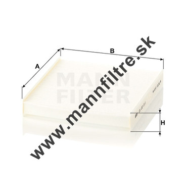 Kabínový filter MANN FILTER CU 22 011