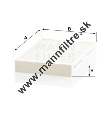 Kabínový filter MANN FILTER CU 22 016