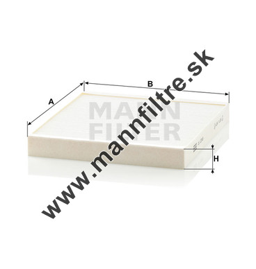 Kabínový filter MANN FILTER CU 2349