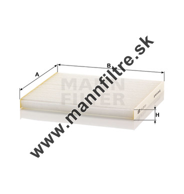 Kabínový filter MANN FILTER CU 23 011