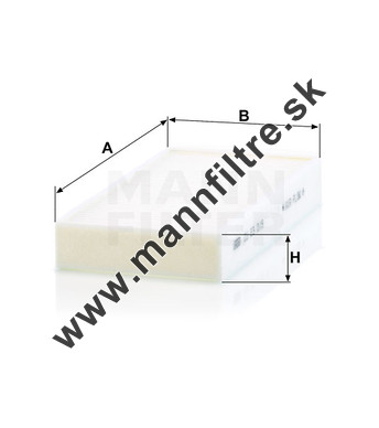 Kabínový filter MANN FILTER CU 23 015-2