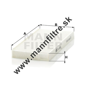 Kabínový filter MANN FILTER CU 2418-2