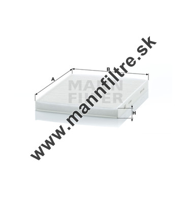 Kabínový filter MANN FILTER CU 2436