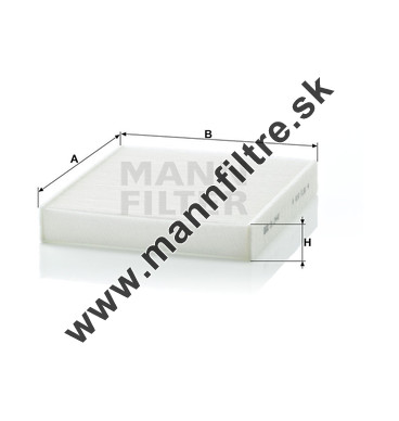 Kabínový filter MANN FILTER CU 2440