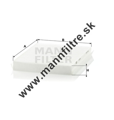 Kabínový filter MANN FILTER CU 2454