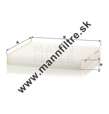 Kabínový filter MANN FILTER CU 24 006