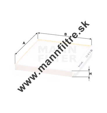 Kabínový filter MANN FILTER CU 24 013