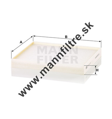 Kabínový filter MANN FILTER CU 24 017