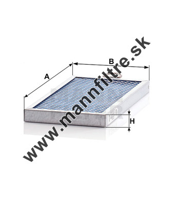 Kabínový filter MANN FILTER CU 24 500