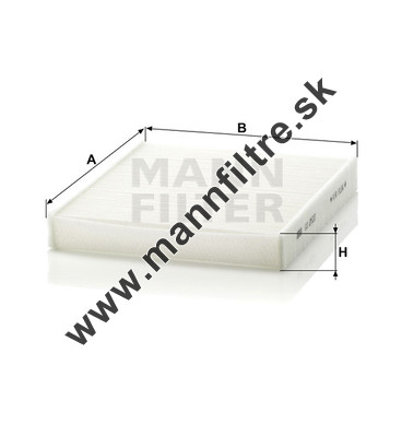 Kabínový filter MANN FILTER CU 2533-2