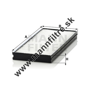 Kabínový filter MANN FILTER CU 26 000-2