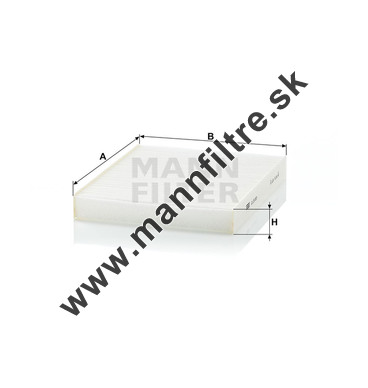 Kabínový filter MANN FILTER CU 26 001