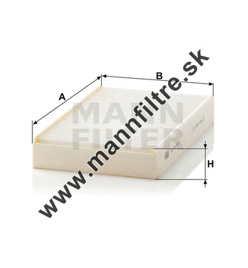 Kabínový filter MANN FILTER CU 26 004