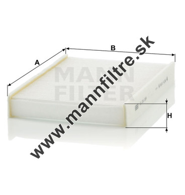Kabínový filter MANN FILTER CU 26 006