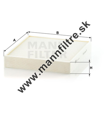 Kabínový filter MANN FILTER CU 26 010