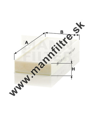 Kabínový filter MANN FILTER CU 26 014-2