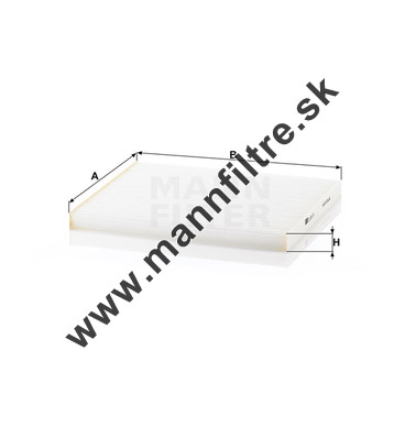 Kabínový filter MANN FILTER CU 26 017