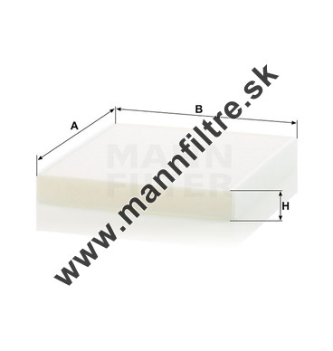 Kabínový filter MANN FILTER CU 26 021