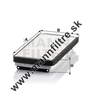 Kabínový filter MANN FILTER CU 2745-2