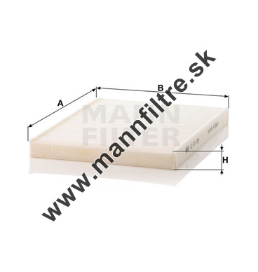 Kabínový filter MANN FILTER CU 27 004