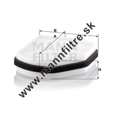 Kabínový filter MANN FILTER CU 2897