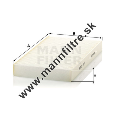 Kabínový filter MANN FILTER CU 2951