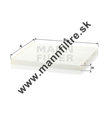 Kabínový filter MANN FILTER CU 29 001