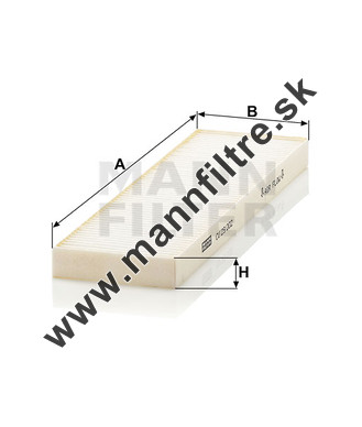 Kabínový filter MANN FILTER CU 29 002-2