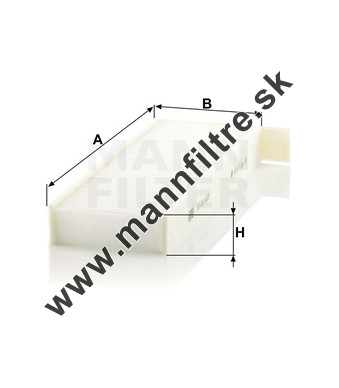 Kabínový filter MANN FILTER CU 29 003-2