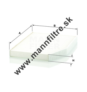 Kabínový filter MANN FILTER CU 29 007