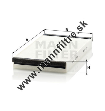 Kabínový filter MANN FILTER CU 3020
