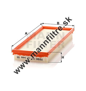 Kabínový filter MANN FILTER CU 3466
