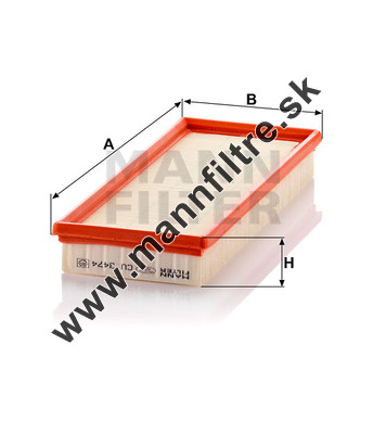 Kabínový filter MANN FILTER CU 3474