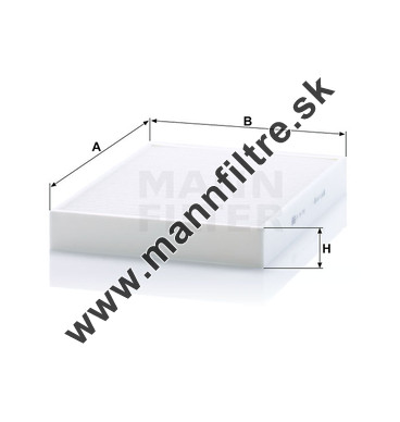 Kabínový filter MANN FILTER CU 34 003