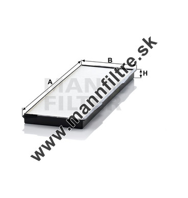 Kabínový filter MANN FILTER CU 37 001