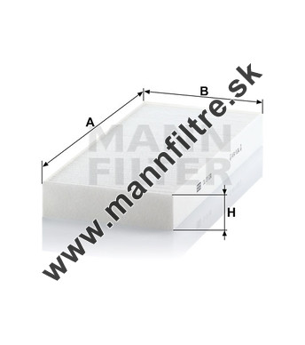 Kabínový filter MANN FILTER CU 37 230