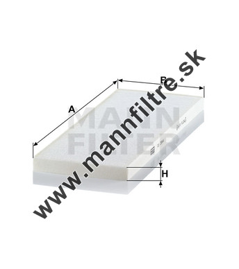 Kabínový filter MANN FILTER CU 3944