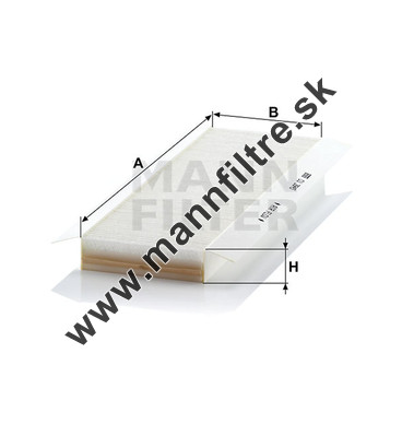 Kabínový filter MANN FILTER CU 3945