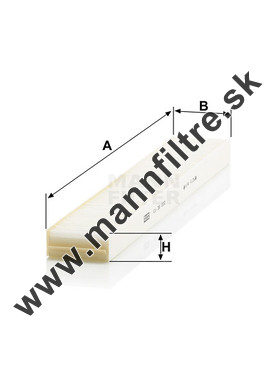 Kabínový filter MANN FILTER CU 39 002