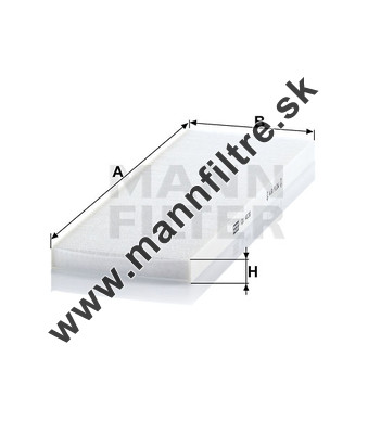Kabínový filter MANN FILTER CU 4036