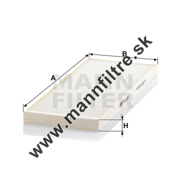 Kabínový filter MANN FILTER CU 4038